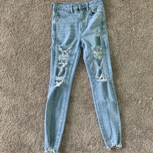 Light-wash jeans